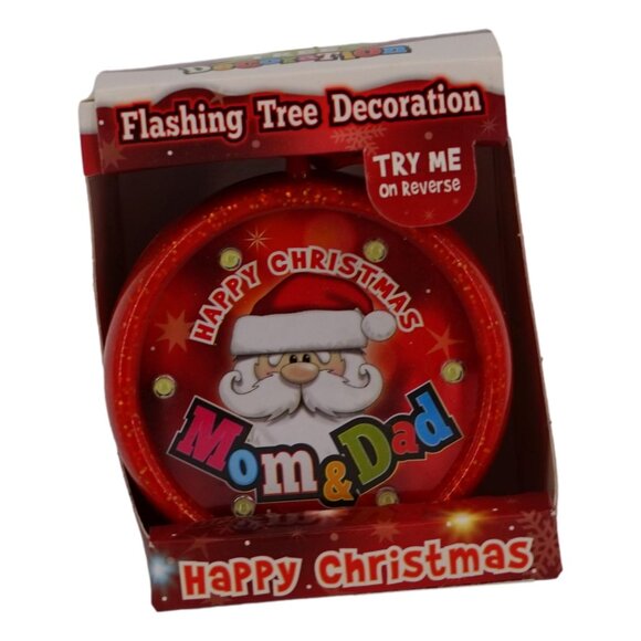 Flashing Tree Decoration: A Merry Christmas Gift for Mom & Dad - Picture 2 of 3